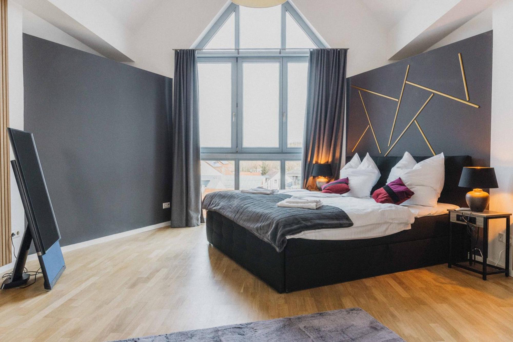 Luxury 4 Bedroom Apartment/Therme Erding/Parking Exterior foto